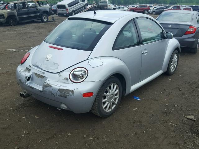 3VWCK31C54M405689 - 2004 VOLKSWAGEN NEW BEETLE 银色 照片 4