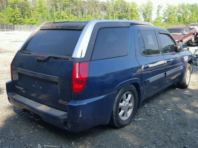 1GKET12P046233767 - 2004 GMC ENVOY XUV BLUE photo 4