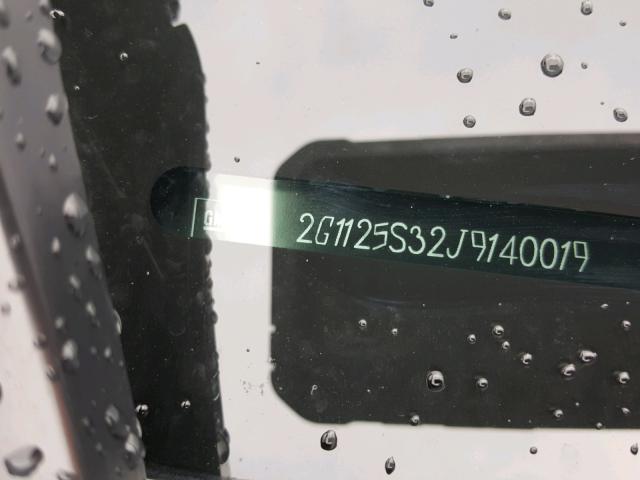 2G1125S32J9140019 - 2018 CHEVROLET IMPALA PRE 黑色 照片 10