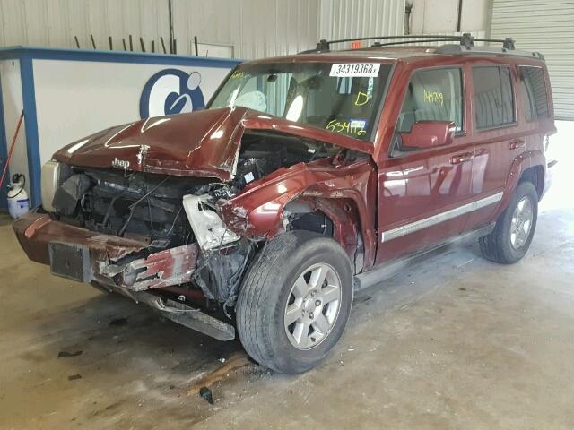 1J8HH68287C534112 - 2007 JEEP COMMANDER მუქწითელი ფოტო 2