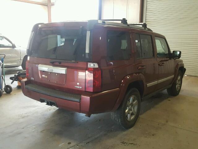 1J8HH68287C534112 - 2007 JEEP COMMANDER მუქწითელი ფოტო 4