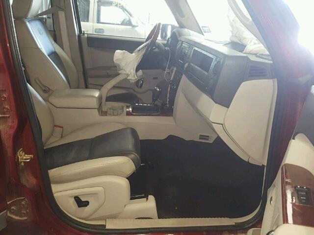 1J8HH68287C534112 - 2007 JEEP COMMANDER მუქწითელი ფოტო 5