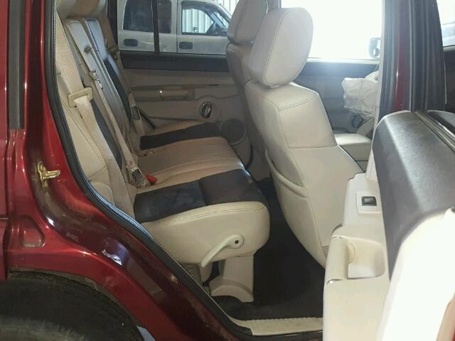 1J8HH68287C534112 - 2007 JEEP COMMANDER მუქწითელი ფოტო 6