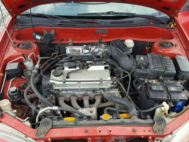 JA3AY26C51U026807 - 2001 MITSUBISHI MIRAGE ES RED photo 7