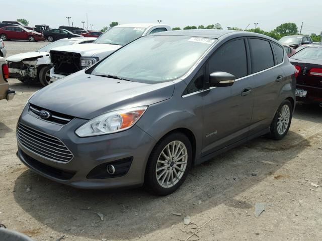 1FADP5BU4DL505818 - 2013 FORD C-MAX SEL GRAY photo 2