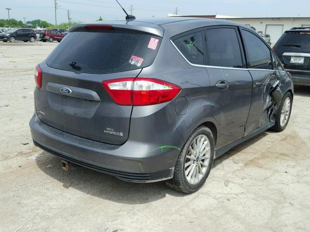 1FADP5BU4DL505818 - 2013 FORD C-MAX SEL GRAY photo 4