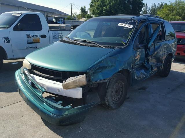 2FMDA5145TBA30025 - 1996 FORD WINDSTAR W GREEN photo 2