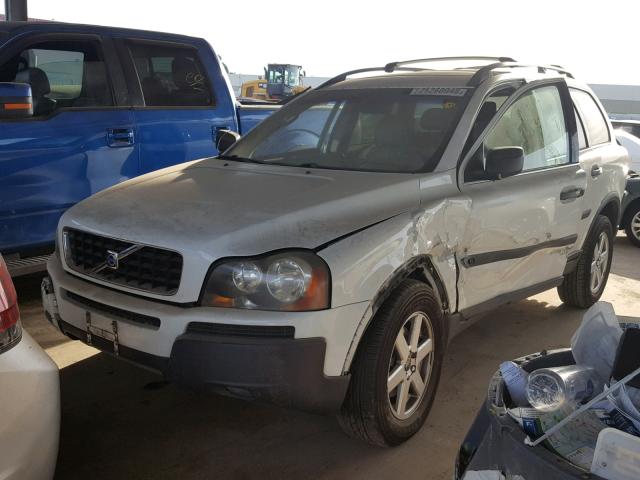 YV1CY59H541126473 - 2004 VOLVO XC90 WHITE photo 2