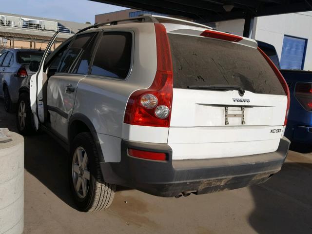 YV1CY59H541126473 - 2004 VOLVO XC90 WHITE photo 3