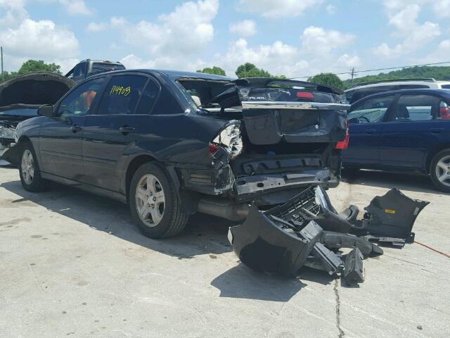 1G1ZU54804F232991 - 2004 CHEVROLET MALIBU LT BLACK photo 3