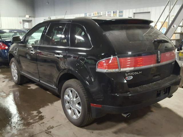 2LMDU68C89BJ01581 - 2009 LINCOLN MKX BLACK photo 3