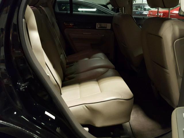 2LMDU68C89BJ01581 - 2009 LINCOLN MKX BLACK photo 6