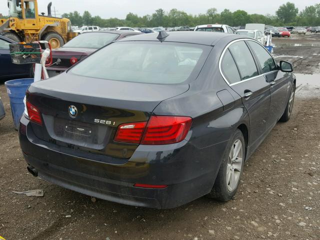 WBAXH5C57CDW11391 - 2012 BMW 528 XI BLACK photo 4