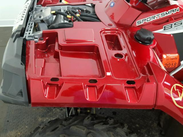 4XASXE852GA268898 - 2016 POLARIS SPORTSMAN 红色 照片 9