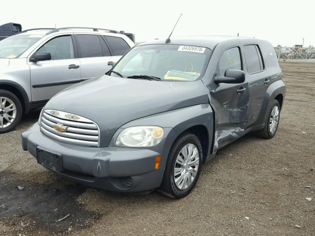 3GNDA13D78S641385 - 2008 CHEVROLET HHR LS GRAY photo 2