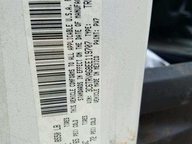 3C6TRVAG8EE119707 - 2014 RAM PROMASTER 白色 照片 10