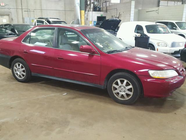 1HGCG567X2A152392 - 2002 HONDA ACCORD SE RED photo 1