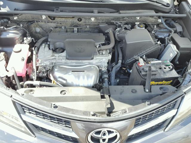 JTMZFREV7EJ006636 - 2014 TOYOTA RAV4 LE GRAY photo 7