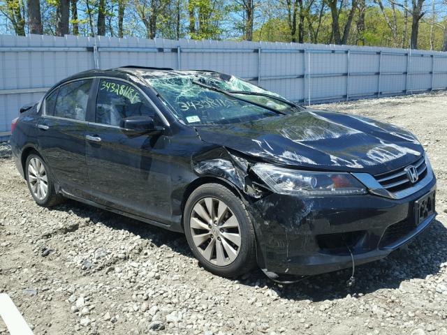 1HGCR2F85EA048219 - 2014 HONDA ACCORD EXL BLACK photo 1