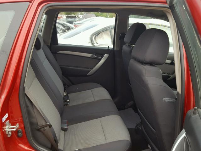 KL1TD6DE6BB225502 - 2011 CHEVROLET AVEO LS RED photo 6