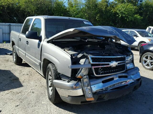 2GCEC13V461308344 - 2006 CHEVROLET SILVERADO GRAY photo 1