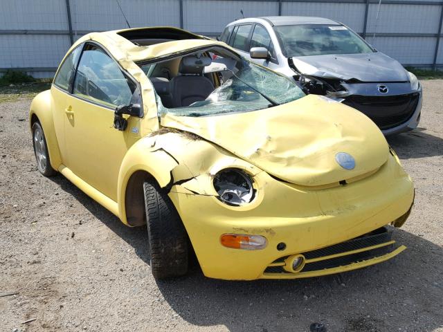 3VWCK21C33M421589 - 2003 VOLKSWAGEN NEW BEETLE 黄色 照片 1