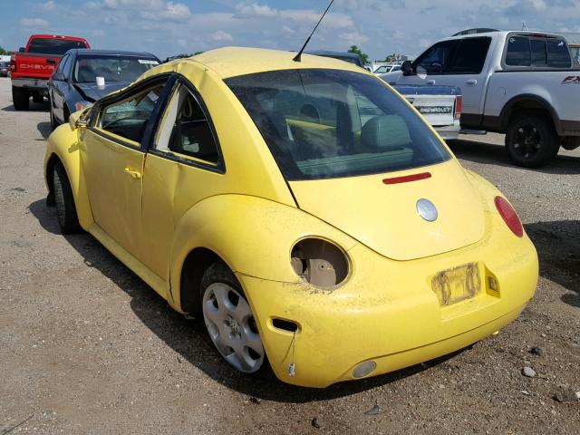 3VWCK21C33M421589 - 2003 VOLKSWAGEN NEW BEETLE 黄色 照片 3