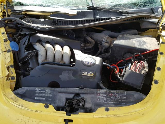 3VWCK21C33M421589 - 2003 VOLKSWAGEN NEW BEETLE 黄色 照片 7