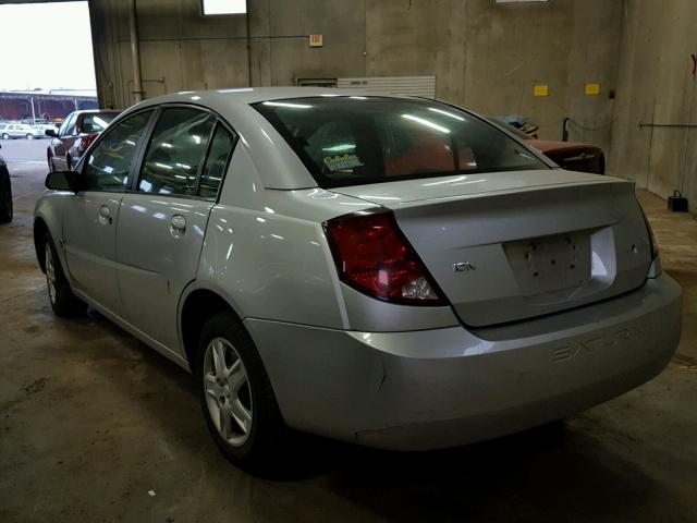 1G8AJ52F24Z111547 - 2004 SATURN ION LEVEL SILVER photo 3