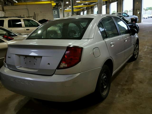 1G8AJ52F24Z111547 - 2004 SATURN ION LEVEL SILVER photo 4