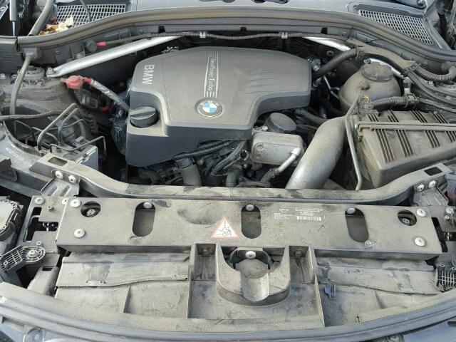 5UXWX9C5XD0A22919 - 2013 BMW X3 XDRIVE2 Czarny zdjęcie 7