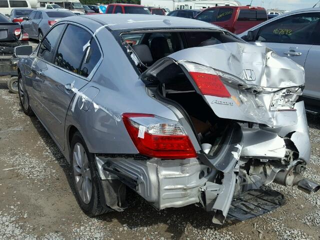 1HGCR2F81EA175310 - 2014 HONDA ACCORD EXL SILVER photo 3