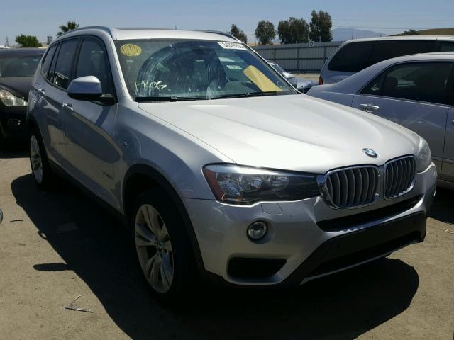 5UXWY3C57G0N86779 - 2016 BMW X3 XDRIVE2 SILVER photo 1