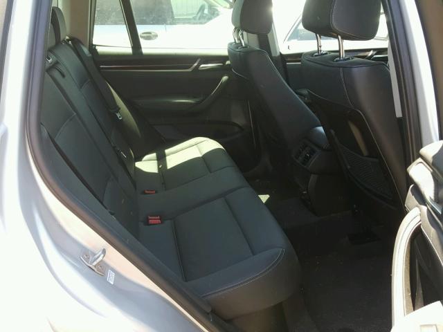 5UXWY3C57G0N86779 - 2016 BMW X3 XDRIVE2 SILVER photo 6