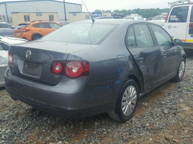 3VWJX7AJ8AM065514 - 2010 VOLKSWAGEN JETTA S GRAY photo 4