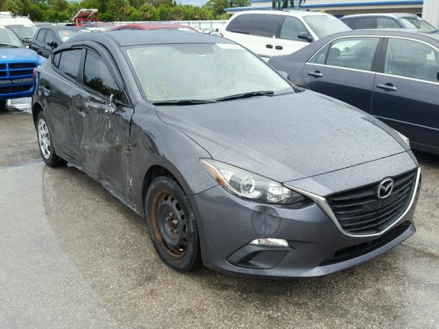 JM1BM1T74F1233006 - 2015 MAZDA 3 SV GRAY photo 1