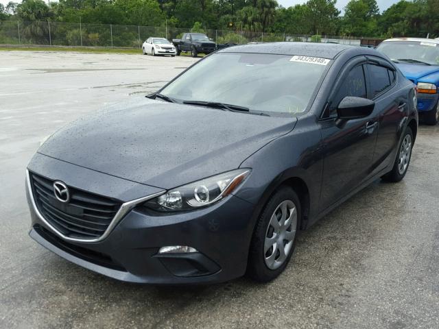 JM1BM1T74F1233006 - 2015 MAZDA 3 SV GRAY photo 2