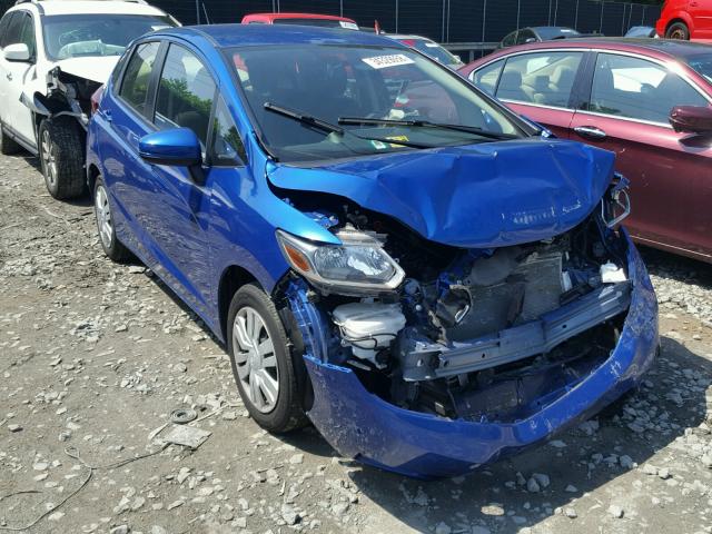 JHMGK5H51GX014365 - 2016 HONDA FIT LX BLUE photo 1