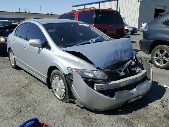 JHMFA36218S031709 - 2008 HONDA CIVIC HYBR SILVER photo 1