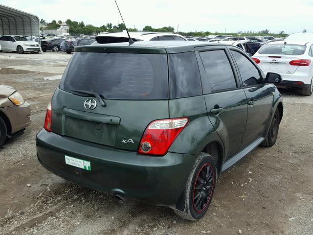 JTKKT604660155613 - 2006 TOYOTA SCION XA GREEN photo 4