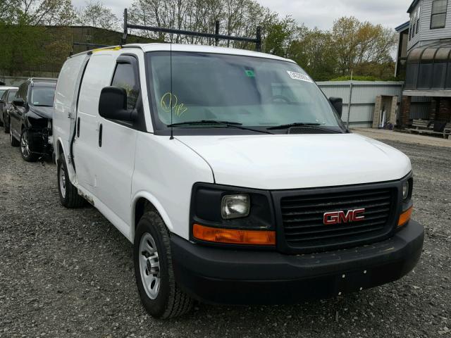 1GTS7AFX4E1141220 - 2014 GMC SAVANA G15 WHITE photo 1