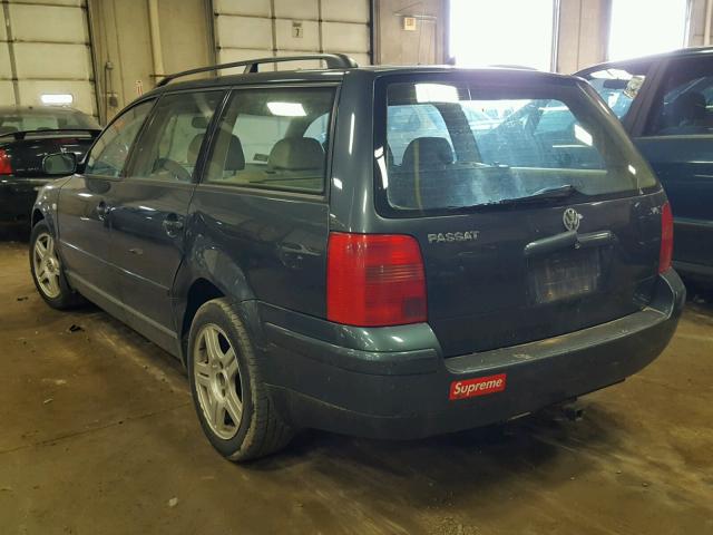 WVWVD23B6YE370113 - 2000 VOLKSWAGEN PASSAT GLX 黑色 照片 3