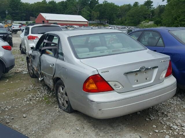 4T1BF28B91U165236 - 2001 TOYOTA AVALON SILVER photo 3