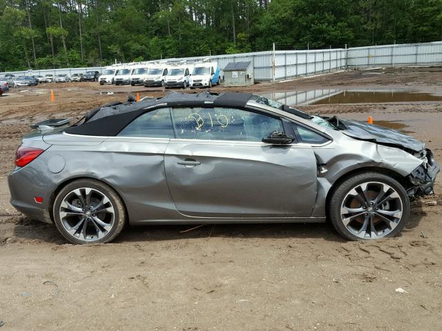 W04WH3N54HG018670 - 2017 BUICK CASCADA PR GRAY photo 9