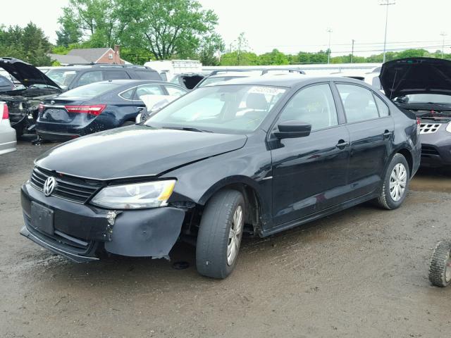 3VW2K7AJ5CM311702 - 2012 VOLKSWAGEN JETTA BASE შავი ფოტო 2