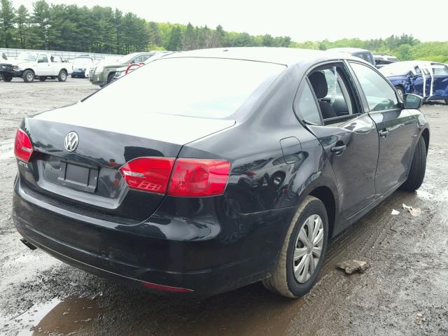 3VW2K7AJ5CM311702 - 2012 VOLKSWAGEN JETTA BASE შავი ფოტო 4