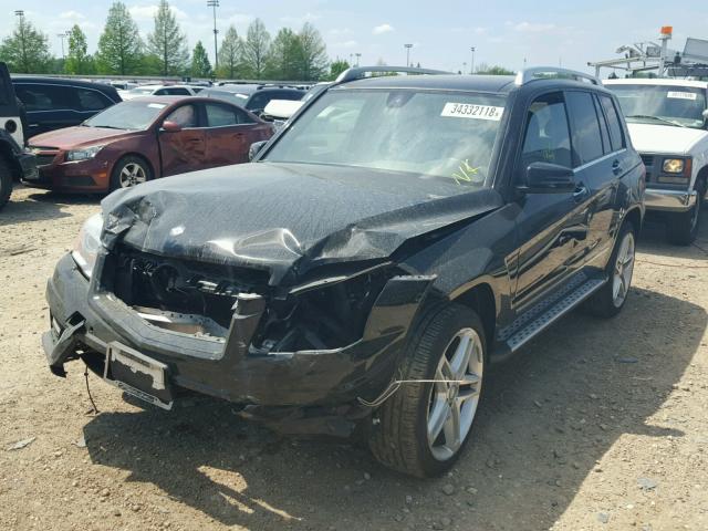 WDCGG8HB0BF670754 - 2011 MERCEDES-BENZ GLK 350 4M BLACK photo 2