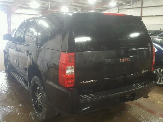 1GKFK13569R160351 - 2009 GMC YUKON HYBR BLACK photo 3