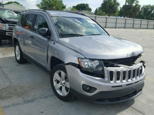 1C4NJCBB5FD431518 - 2015 JEEP COMPASS SP SILVER photo 1