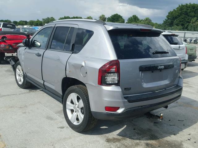 1C4NJCBB5FD431518 - 2015 JEEP COMPASS SP SILVER photo 3